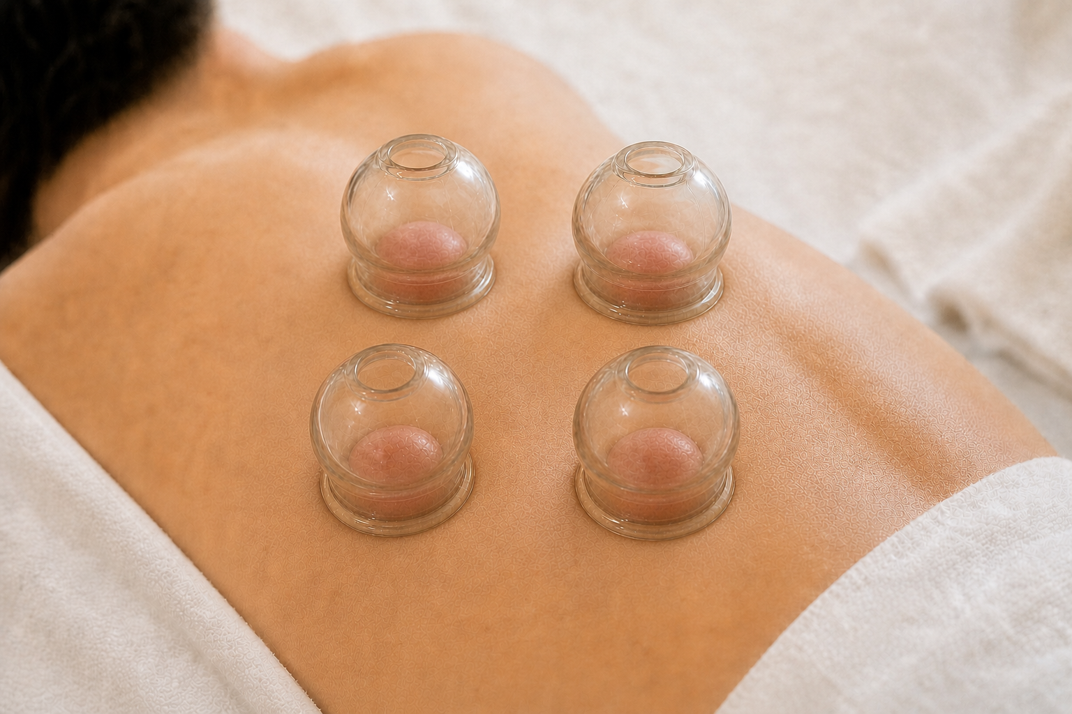 Moxa Therapy Session with Symmetrical Needles-1